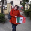 Con mi bandera mxicana, primavera de 2011